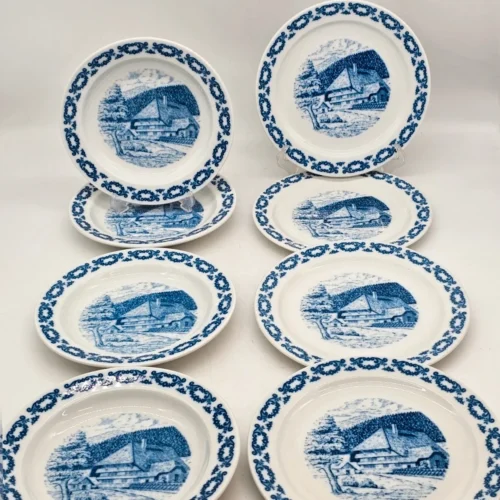 zestaw talerzy Johann kronester Bavaria Rustika 8 sztuk