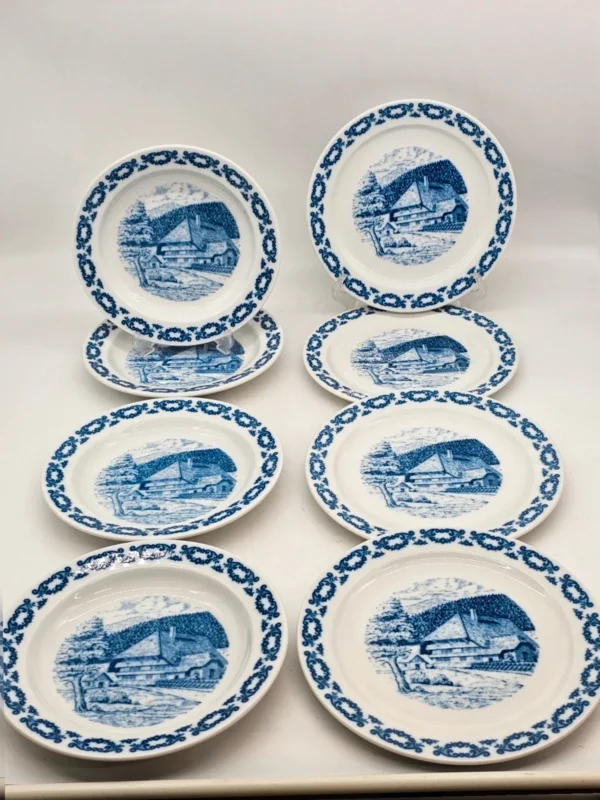 zestaw talerzy Johann kronester Bavaria Rustika 8 sztuk