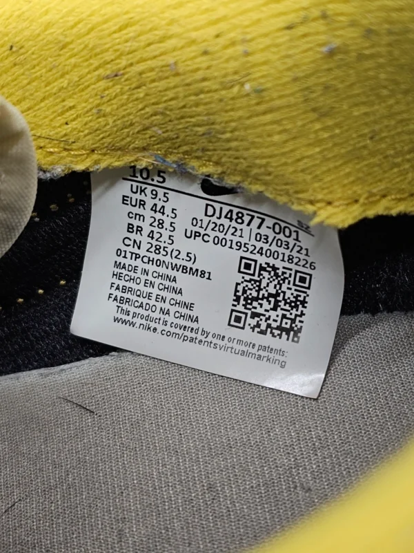 Nike sacai Undercover LDWaffle Bright Citron DJ4877 001 44.5
