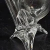 Szklany element dekoracyjny forma artystyczna ręczne szkło 14 cm