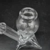 Szklany element dekoracyjny forma artystyczna ręczne szkło 14 cm