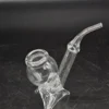 Szklany element dekoracyjny forma artystyczna ręczne szkło 14 cm