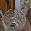 Lampa wisząca vintage 5 kloszy drewno szkło 85 cm