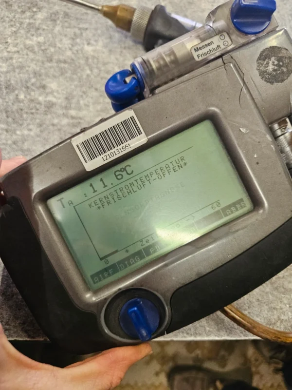 Wöhler A500 analizator spalin miernik z sondą