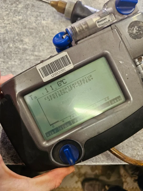 Wöhler A500 analizator spalin miernik z sondą