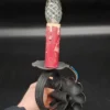Kinkiet ścienny świecznikowy metalowy vintage 30 cm