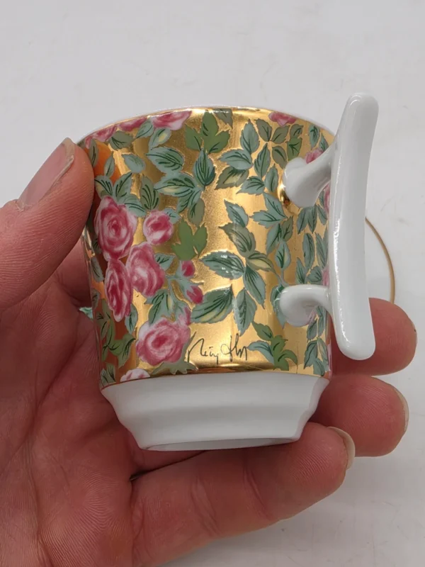 Rosenthal Classic Vogelparadies filiżanka espresso ze spodkiem Niemcy
