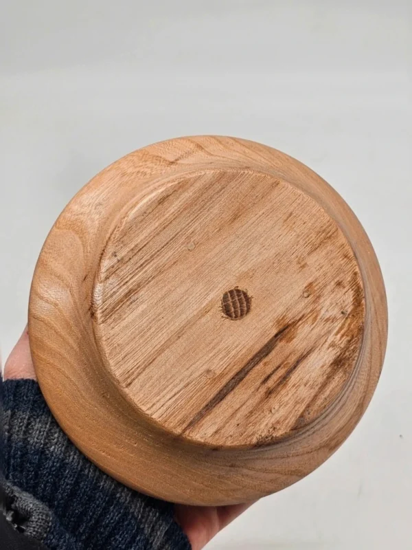 Drewniany zestaw stołowy kula z Podstawką 15 cm