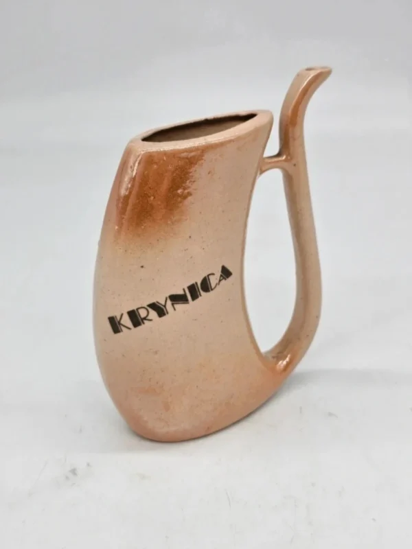 Kubek ceramiczny z Rurką Krynica pamiątkowy 15 cm
