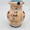 Ceramiczny dzbanek Dekoracyjny włoski ręcznie malowany folk 15 cm