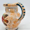 Ceramiczny dzbanek Dekoracyjny włoski ręcznie malowany folk 15 cm