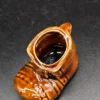 Miniaturowy But ceramiczny Fackelmann – brązowe szkliwo retro