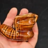 Miniaturowy But ceramiczny Fackelmann – brązowe szkliwo retro
