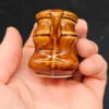 Miniaturowy But ceramiczny Fackelmann – brązowe szkliwo retro