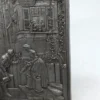Metalowa plakieta ścienna relief romantyczna scenka vintage 21x29