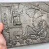 Metalowa plakieta ścienna Der arme Poet relief 22x29 cm