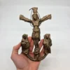 Religijna plakieta ścienna Ukrzyżowanie Jezus Maryja Jan 22x12