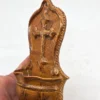 Kropielnica ścienna ceramiczna krzyż vintage ręcznie zdobiona 20 cm
