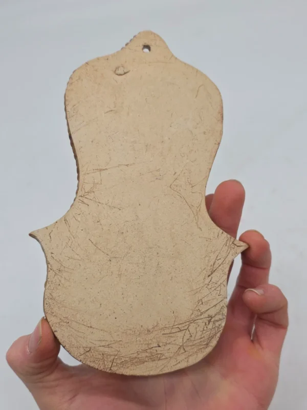 Kropielnica ścienna ceramiczna krzyż vintage ręcznie zdobiona 20 cm