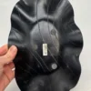 Formano dekoracyjna patera misa abstrakcyjna 31x19 bordowo srebrna czarna