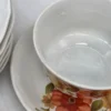 Tirschenreuth Bavaria komplet kawowy 6 osób filiżanki spodki talerzyki mlecznik