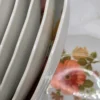 Tirschenreuth Bavaria komplet kawowy 6 osób filiżanki spodki talerzyki mlecznik