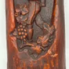 Płaskorzeźba ścienna z wosku winiarz winobranie dekoracja 47x20 cm