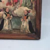 Obraz religijny Ex Voto 1836 malowany na drewnie w starej drewnianej ramie