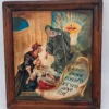 Obraz religijny ex voto 1791 Maria Anna Schlapin malowany na drewnie
