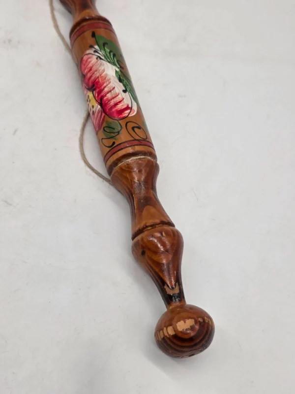 Duży ozdobny ołówek drewniany 48 cm ręcznie malowany dekoracja do powieszenia