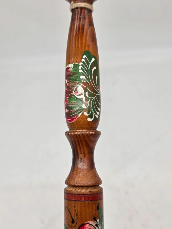Duży ozdobny ołówek drewniany 48 cm ręcznie malowany dekoracja do powieszenia
