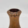 Rustykalny wazon drewniany z korą 24 cm ręcznie wykonany