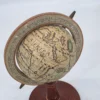 Mini globus vintage na drewnianej podstawie 19 cm Made in Hong Kong