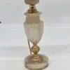 Lampa stołowa vintage z frędzlami 55 cm klosz do renowacji