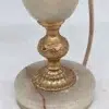 Lampa stołowa vintage z frędzlami 55 cm klosz do renowacji