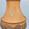 Lampa stołowa vintage z frędzlami 55 cm klosz do renowacji