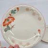 Filiżanka trio Karlsbad vintage kwiatowy komplet śniadaniowy