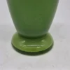 Wazon ze szkła dmuchanego zielony 20 cm vintage