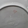 Para ażurowych talerzyków Arzberg 18 cm błękit biel vintage