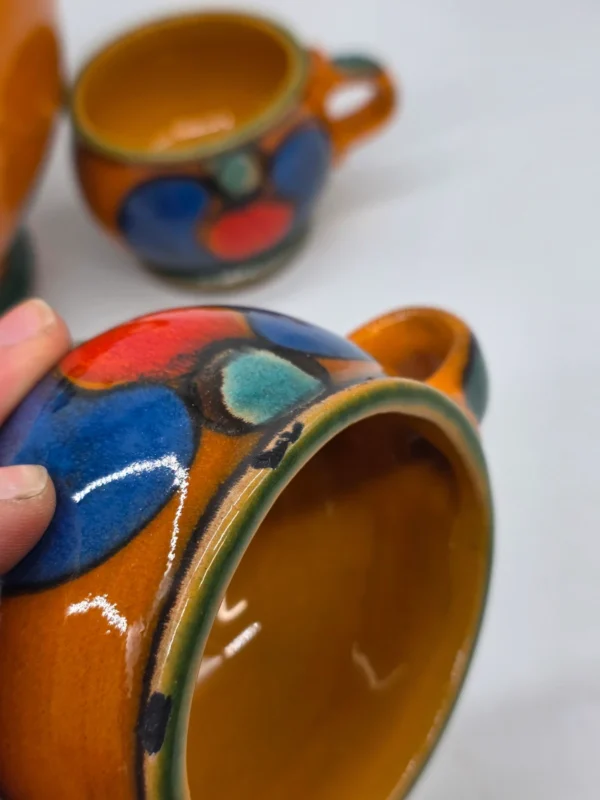 Carstens Tönnieshof W Germany komplet bowle 5 kubków