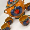 Carstens Tönnieshof W Germany komplet bowle 5 kubków