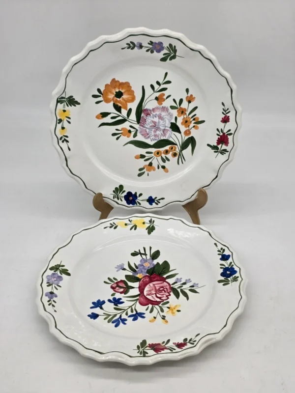 Komplet 2 włoskich talerzy dekoracyjnych Costa 27 cm