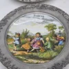 Porcelanowy Talerz Ścienny Bareuther Waldsassen Bavaria Sygnatura