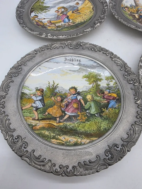 Porcelanowy Talerz Ścienny Bareuther Waldsassen Bavaria Sygnatura