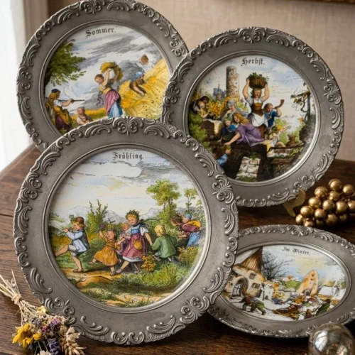 Porcelanowy Talerz Ścienny Bareuther Waldsassen Bavaria Sygnatura