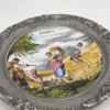 Porcelanowy Talerz Ścienny Bareuther Waldsassen Bavaria Sygnatura
