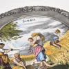 Porcelanowy Talerz Ścienny Bareuther Waldsassen Bavaria Sygnatura