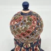 Ażurowy lampion ceramiczny kula 24 cm orientalna dekoracja ręcznie malowana