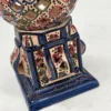 Ażurowy lampion ceramiczny kula 24 cm orientalna dekoracja ręcznie malowana