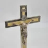 Krzyż stojący crucyfiks masa perłowa Niemcy 29 cm Arma Christi